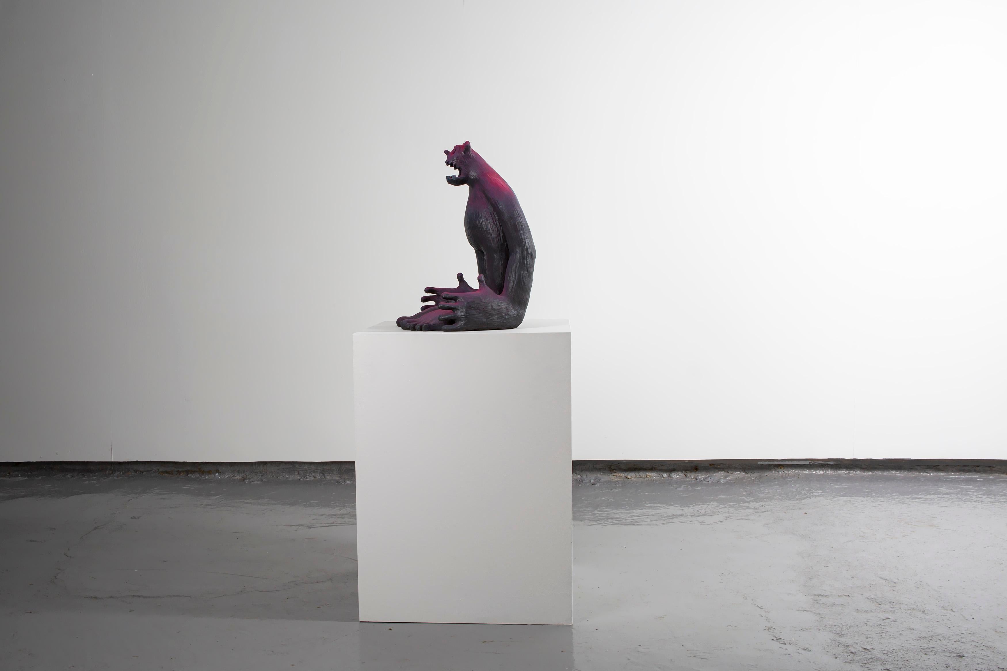 «Howl» Figurative Sculpture by Norwegian artist Jim Darbu 2