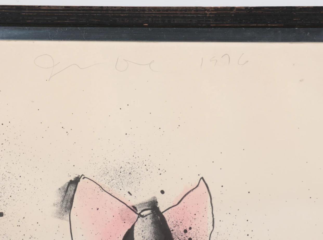Jim Dine (Amerikaner, geb. 1935) Handkolorierte Lithographie „Tische, 1976 (Ende des 20. Jahrhunderts) im Angebot