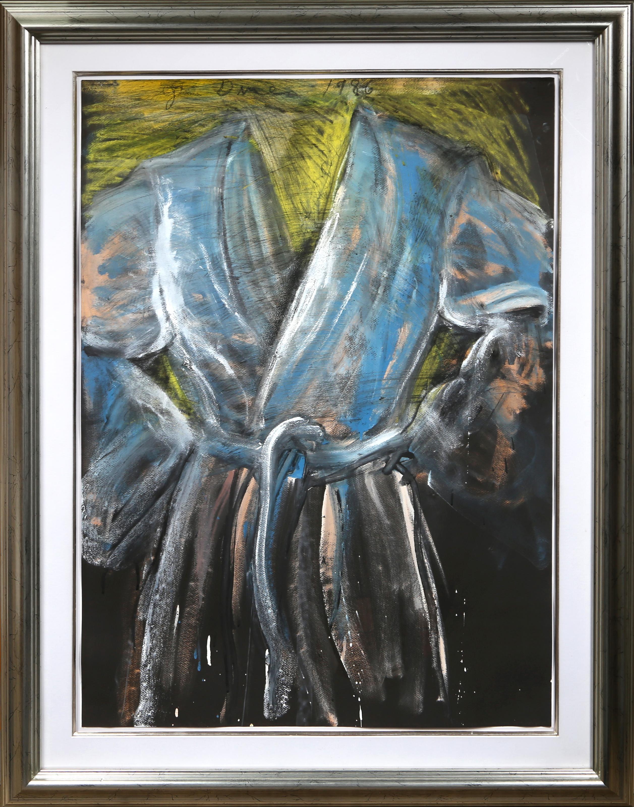 Robe de la rue Barrow #3
Jim Dine, Américain (1935)
Date : 1986
Acrylique, gouache, pastel et fusain sur papier, signé et daté en haut au milieu
Taille : 41 x 29 in. (104.14 x 73.66 cm)
Taille du cadre : 51.5 x 39.75 pouces