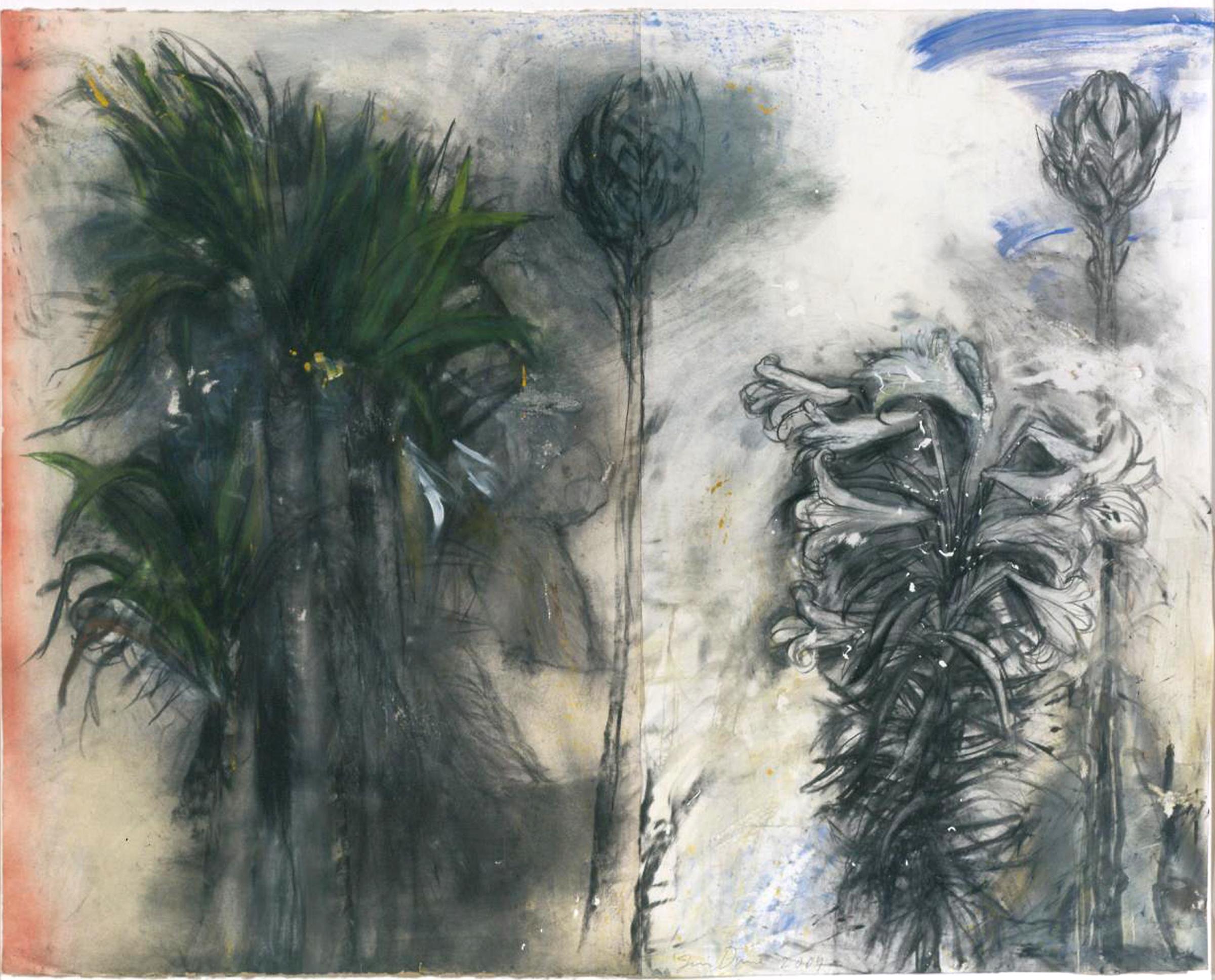 The Issue of Spring - Mixed Media Art by Jim Dine