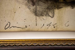 Ateísmo VII: Pintura original de 1986 en acrílico, acuarela y carboncillo