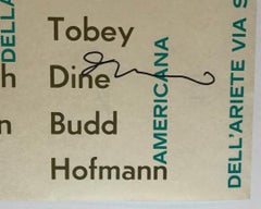 La Grande Occassione Della Pittura Americana Milano (Hand Signed by Jim Dine)