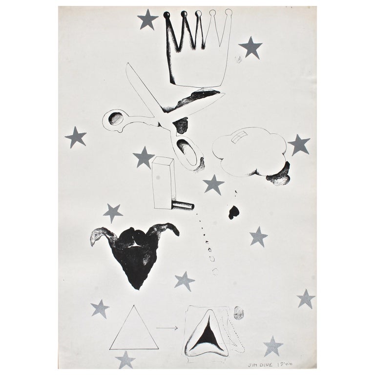 Jim Dine Pop Art Jewish Museum Poster/Print For Sale