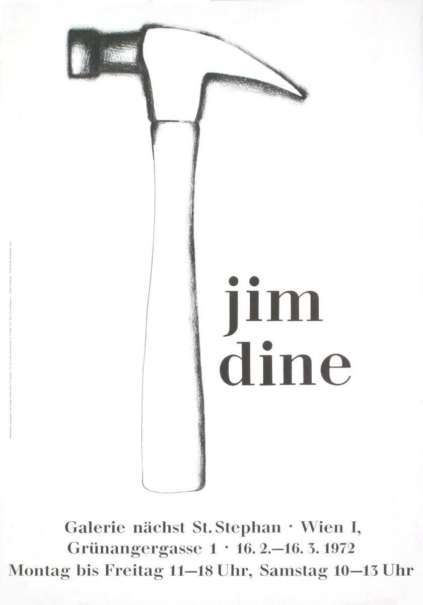1972 d'après Jim Dine « Hammer » 