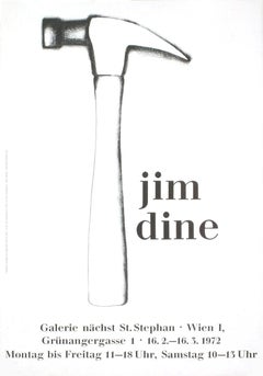 1972 d'après Jim Dine « Hammer » 
