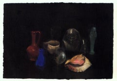 1976 Jim Dine 'Still Life' Pop Art Multicolor, Black Offset Lithograph