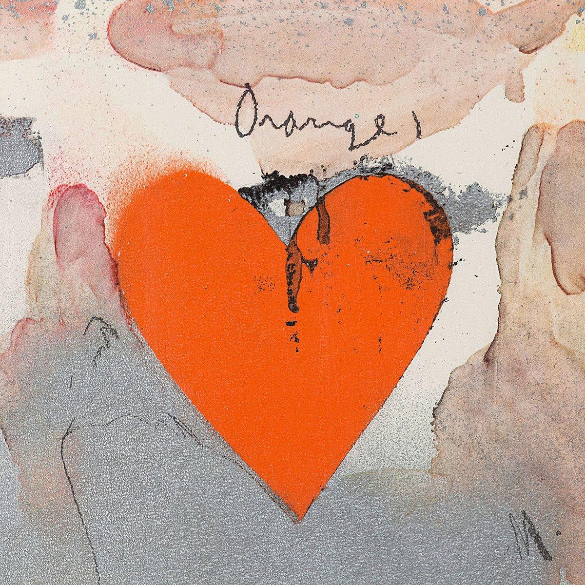 8 Hearts / Look, litografia off-set con sovrapposizione di collage di carta metallica, 1970 7