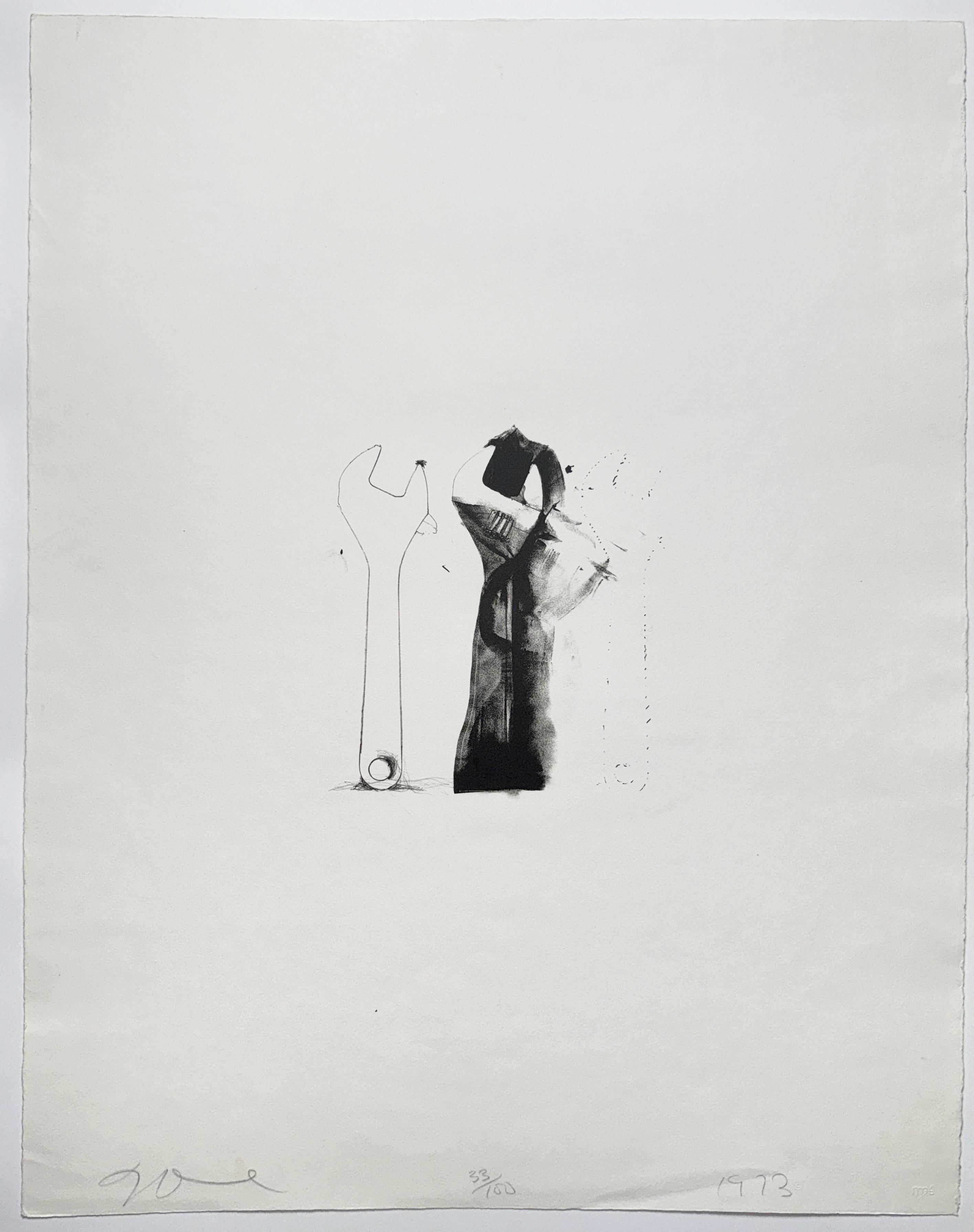 Clé à molette réglable de Ten Winter Tools - Print de Jim Dine