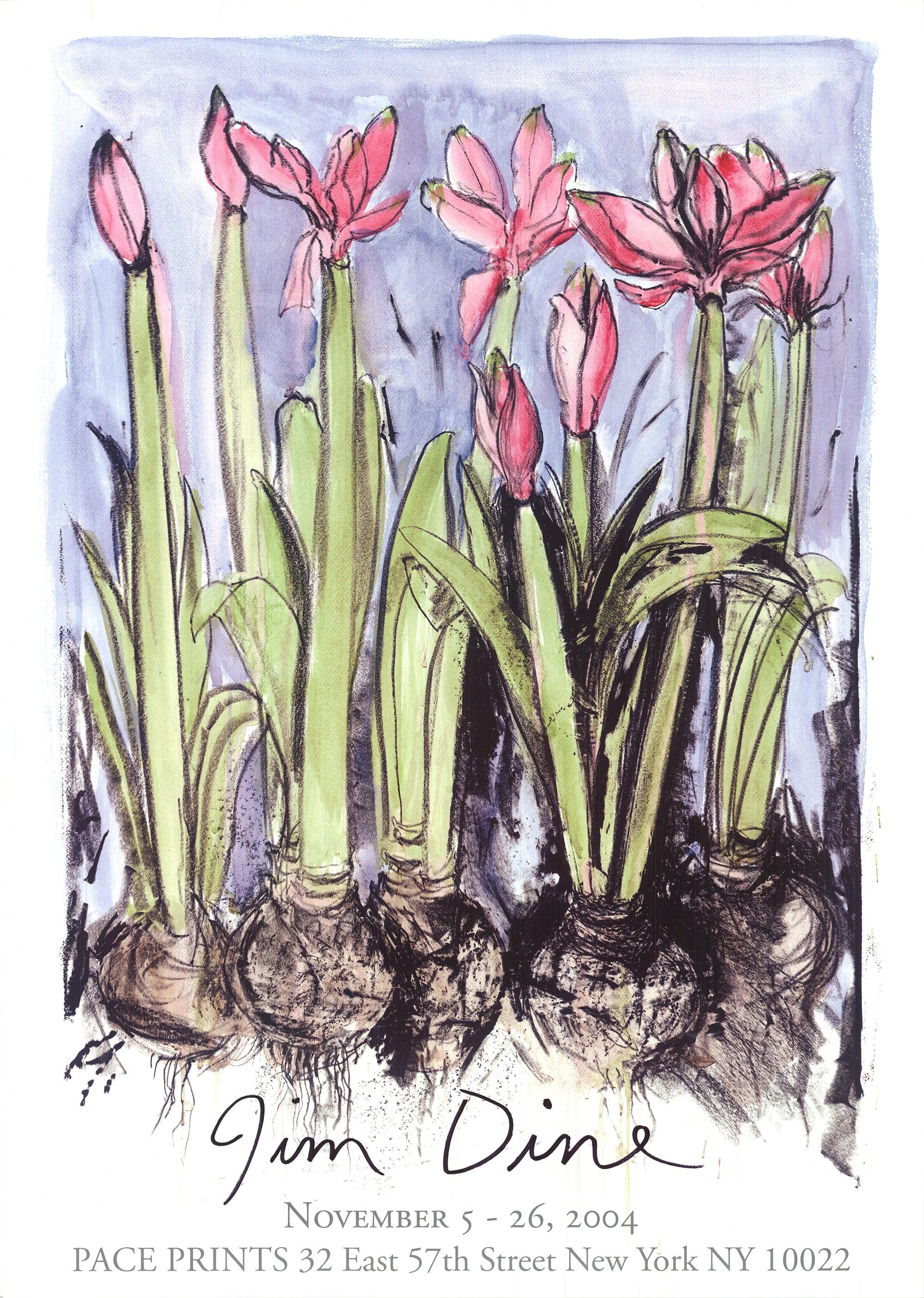 Jim Dine's exhibition at Pace Prints in November 2004, featuring his artwork "Anemones," highlighted the artist's enduring fascination with flowers and botanical motifs.

Jim Dine is renowned for his profound exploration of flowers as subjects in