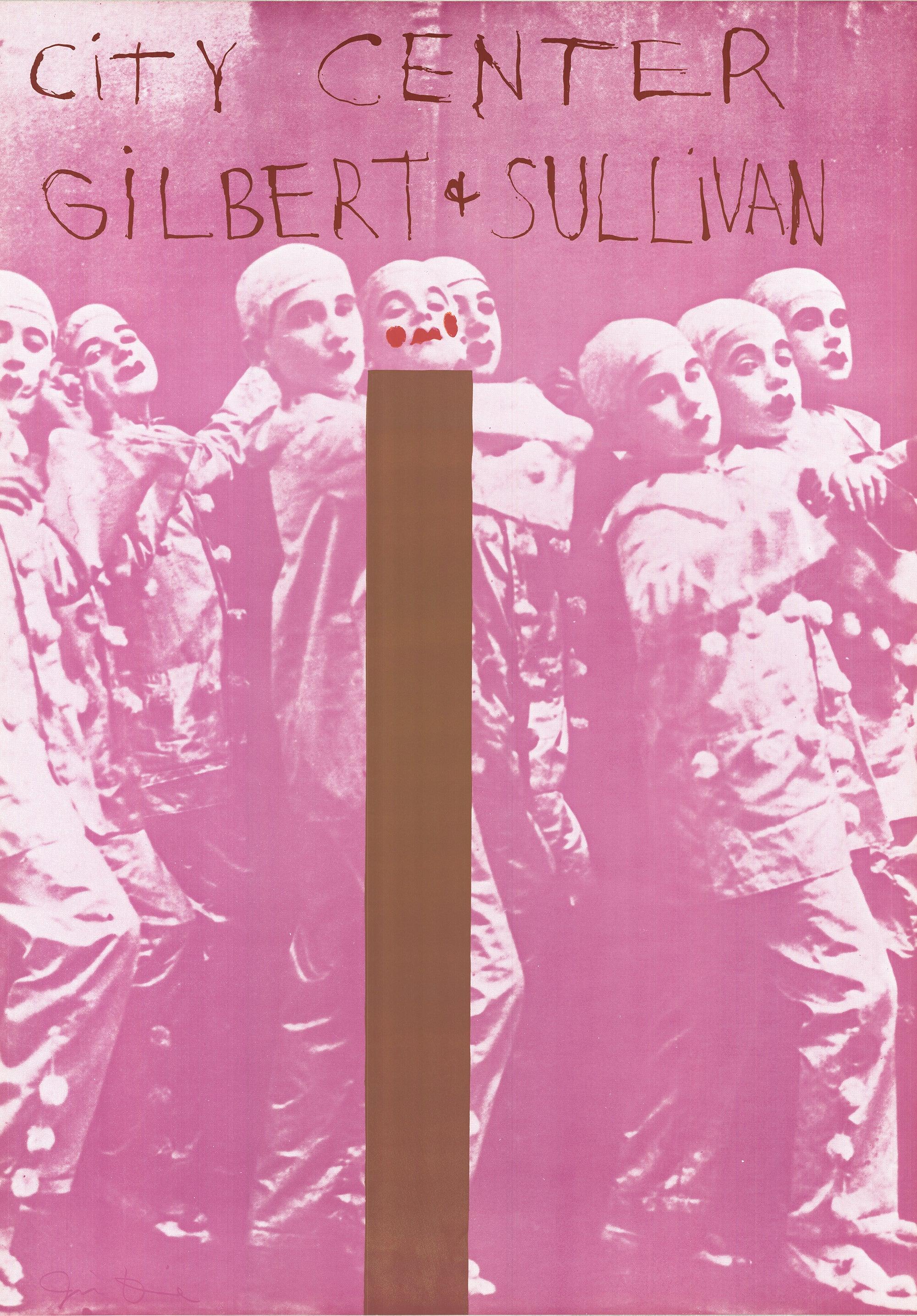 Affiche promotionnelle de Jim Dine pour une production de Gilbert et Sullivan au New York City Center, 1968

Cette affiche promotionnelle, conçue par Jim Dine, a été créée pour une production de Gilbert et Sullivan au New York City Center en 1968.