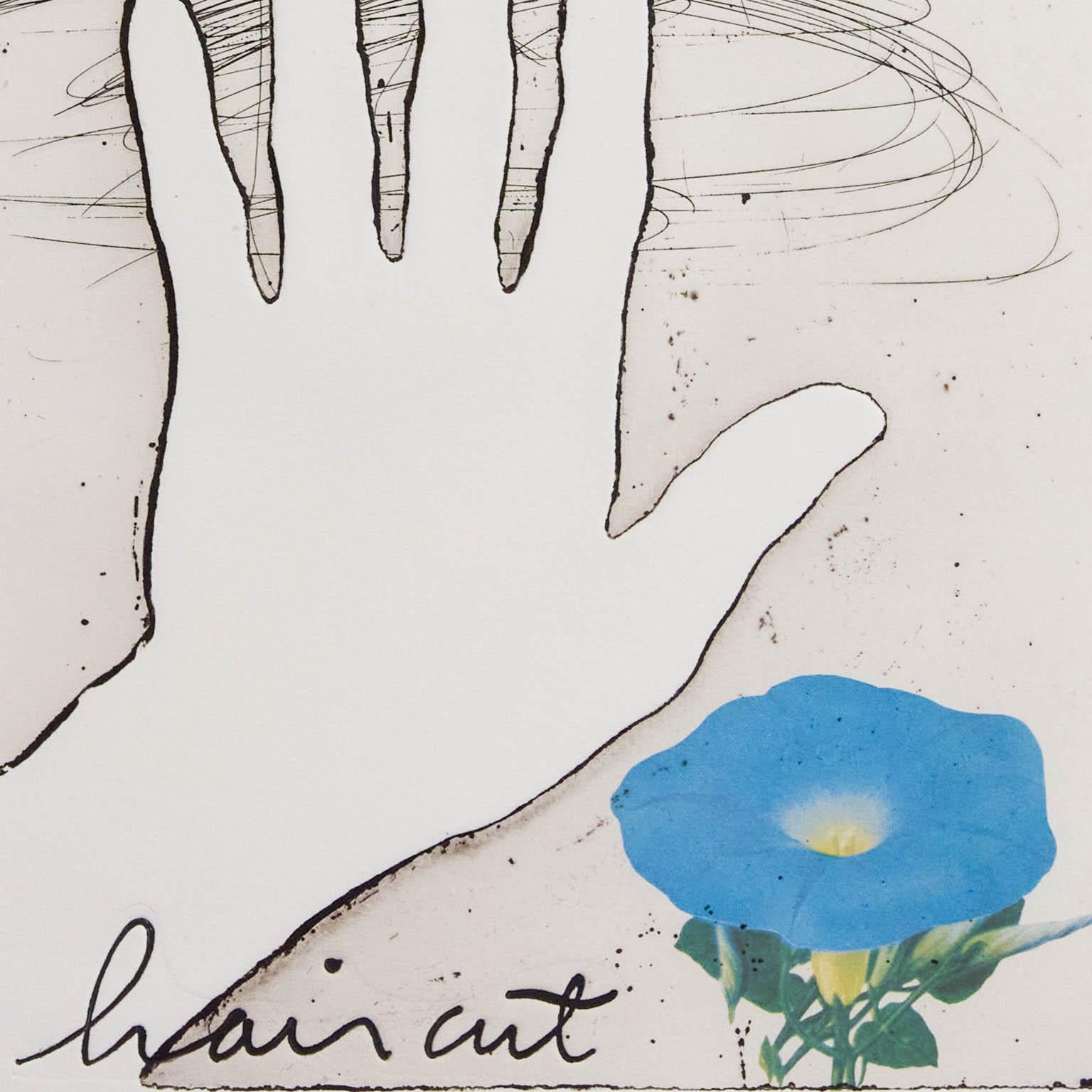 Blue Haircut - Pop Art Print by Jim Dine