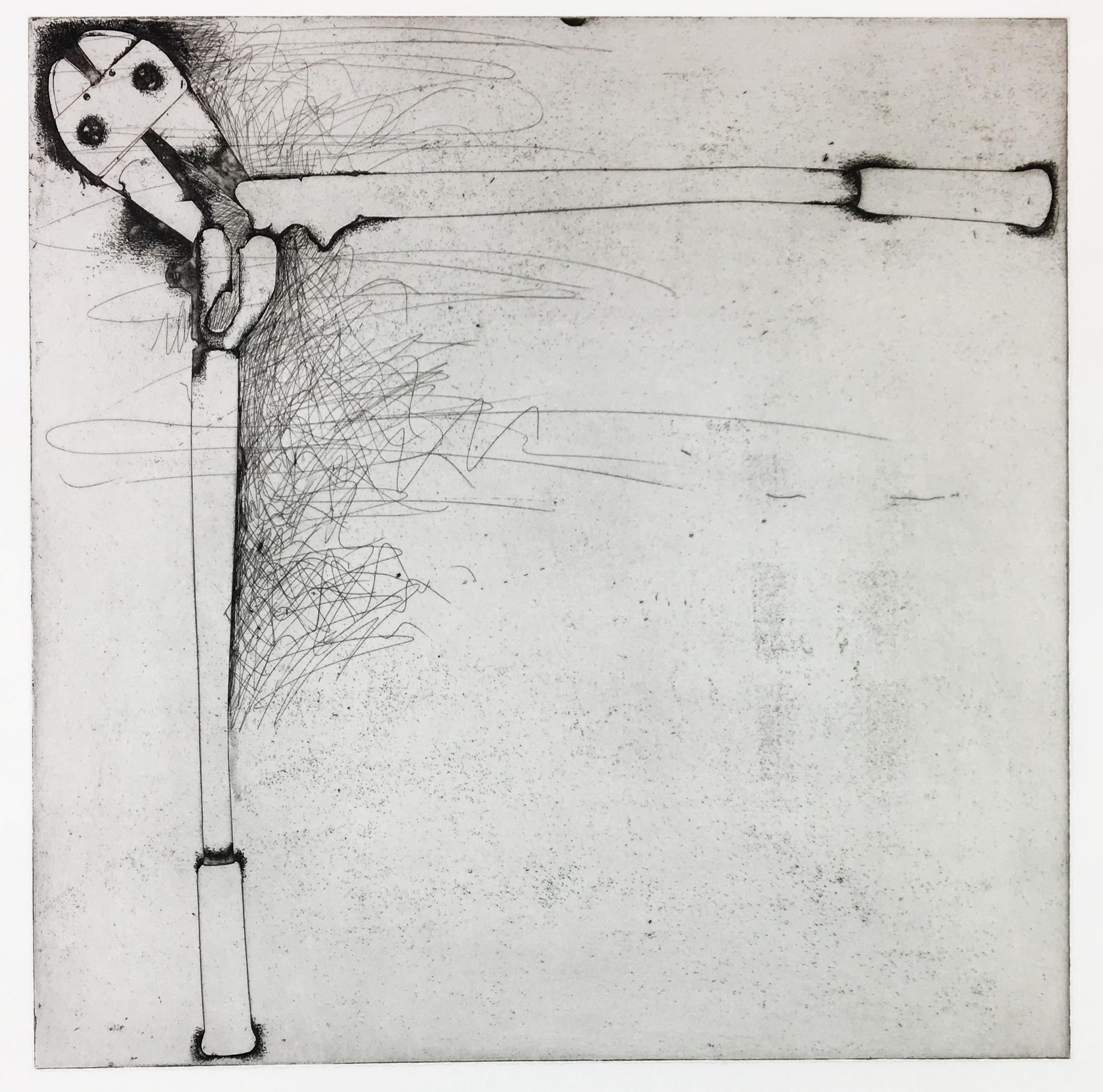 Bolt Cutters (first state) - Print by Jim Dine