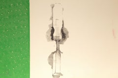 Calico, Abstrakter minimalistischer Siebdruck von Jim Dine