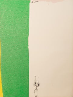 Calico, Abstrakter minimalistischer Siebdruck von Jim Dine