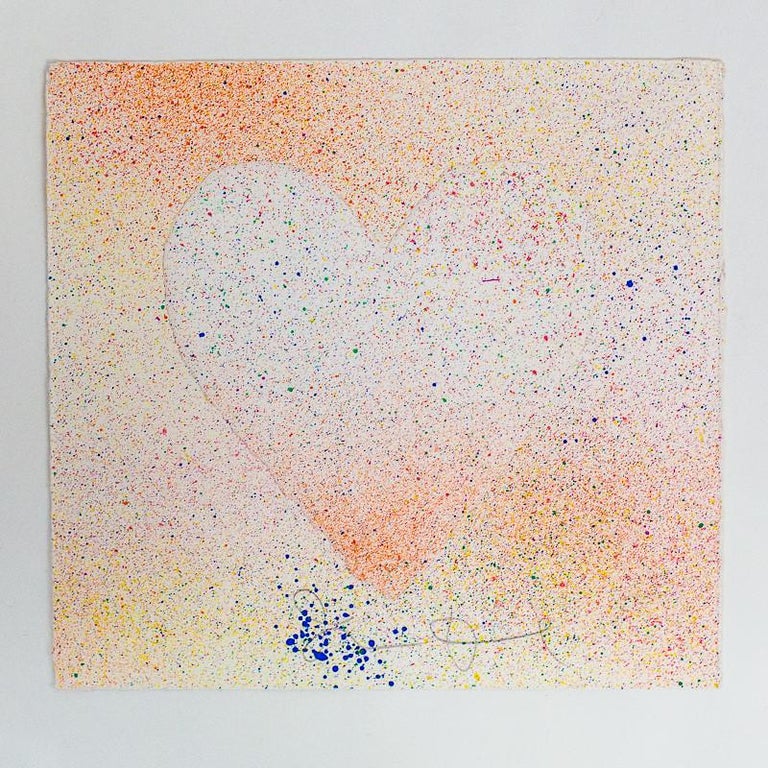 Jim Dine Confetti Heart at 1stDibs