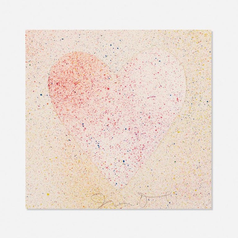 Jim Dine Confetti Heart, Jim Dine at 1stDibs