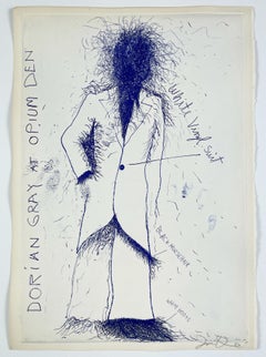 Dorian Gray at Opium Den from "The Picture of Dorian Gray" surreal portrait