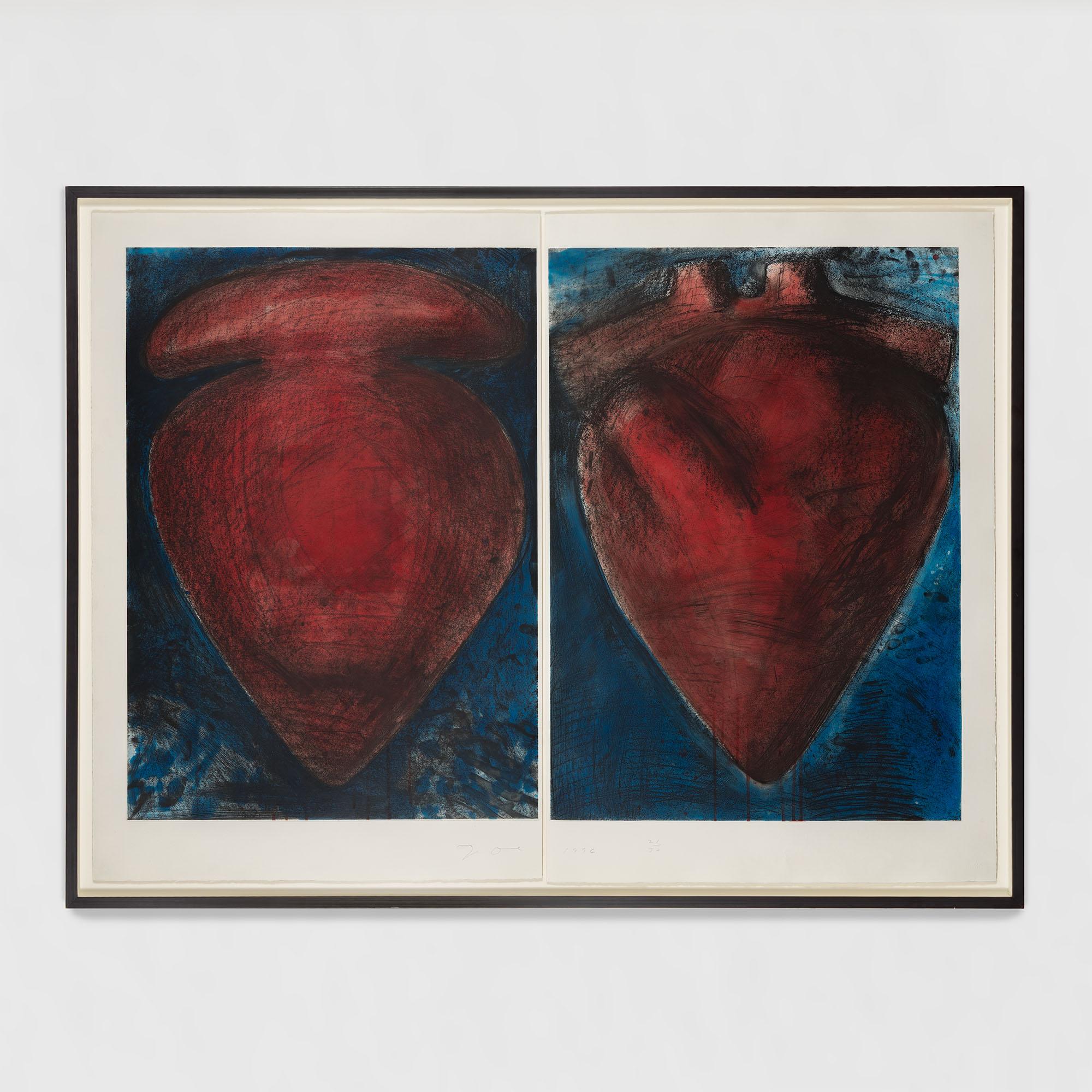 Abstract Print Jim Dine - Ex Voto