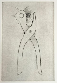 Hole Punch (Jim Dine 30 Bones of My Body portfolio) tool dry point  