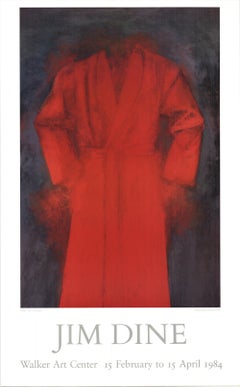 Vintage Jim Dine 'Cardinal Robe'-