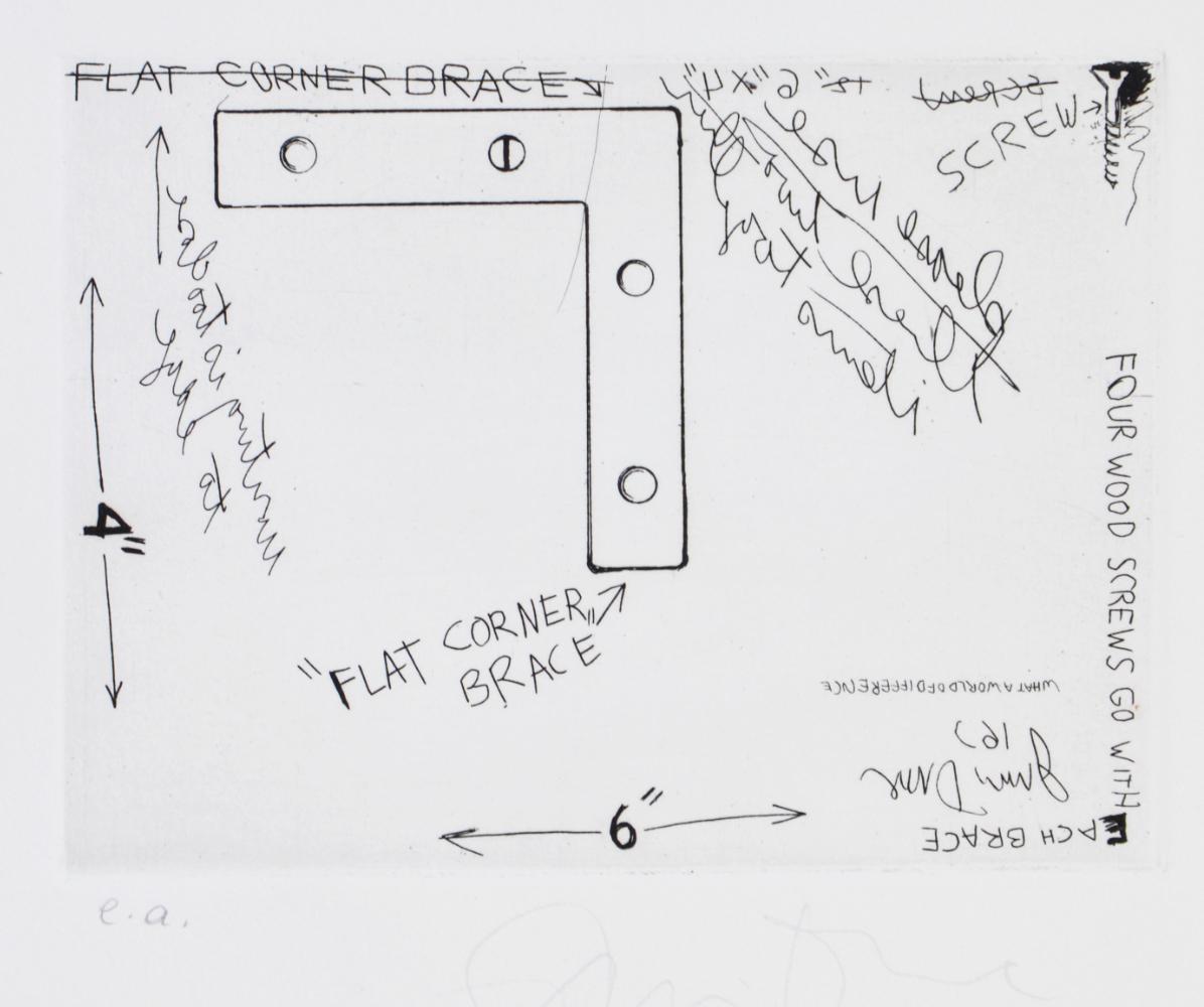 Jim Dine, Bracelet d'angle, International Anthologie of Contemporary Engraving (anthologie internationale de la gravure contemporaine), 1964 en vente 2