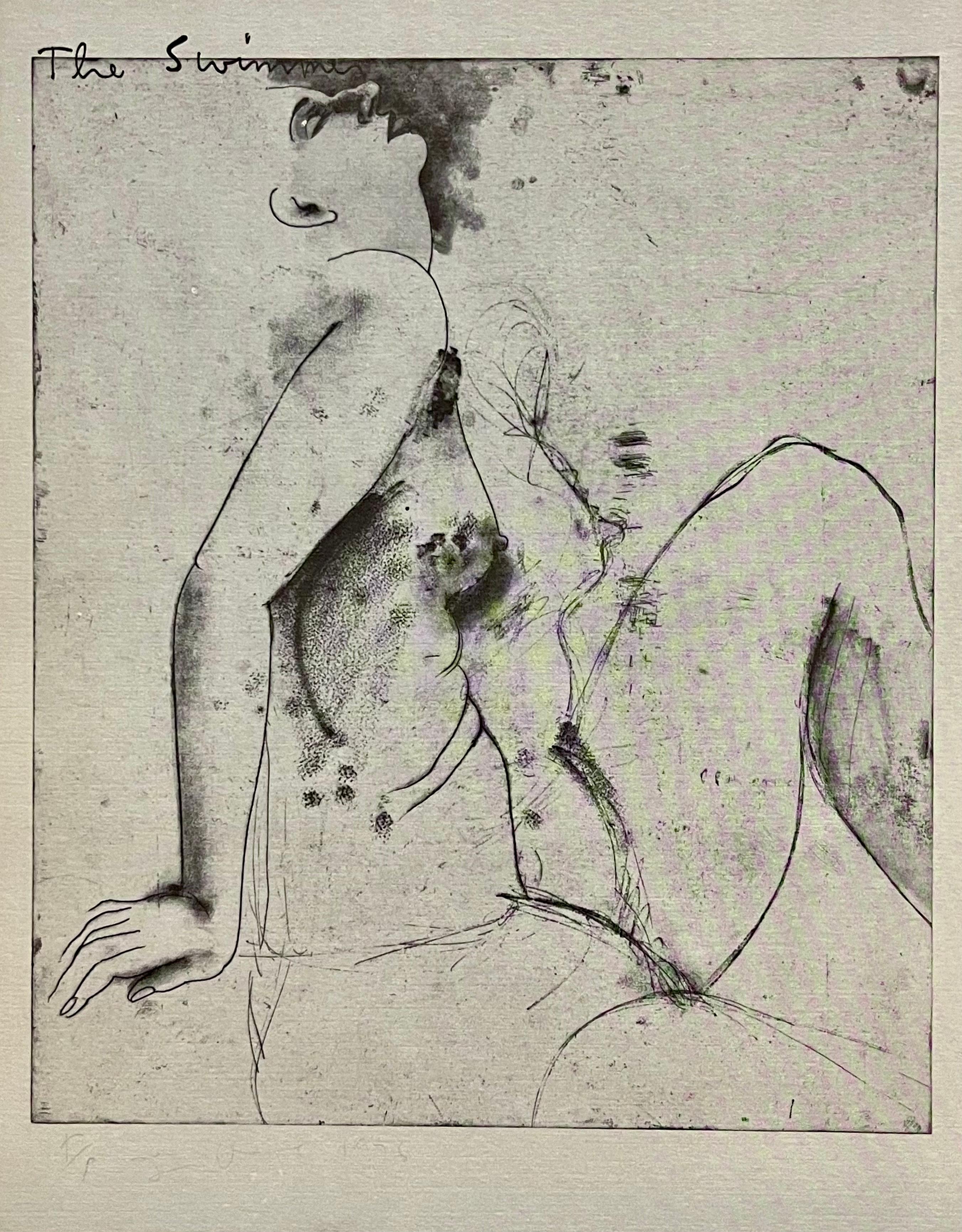 Jim DINE Eight Sheets from an Undefined Novel (sample portfolio) - Print by Jim Dine