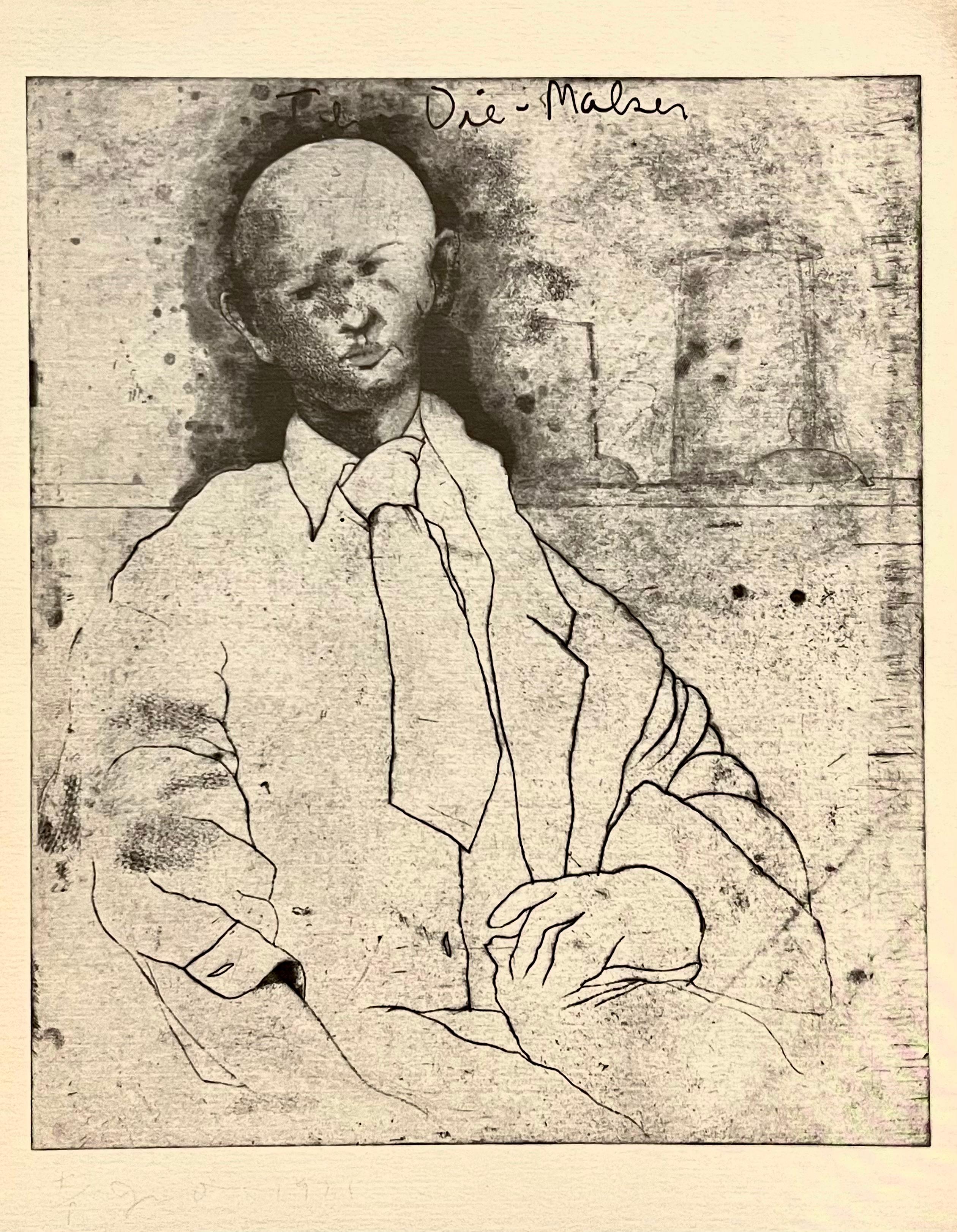 Jim DINE Eight Sheets from an Undefined Novel (sample portfolio) For Sale 4