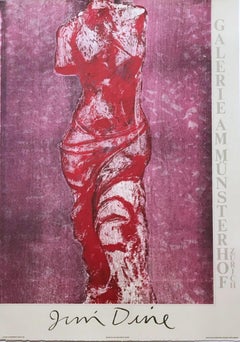 Jim Dine Stampa museale europea su carta litografica Edizione limitata a 300 esemplari