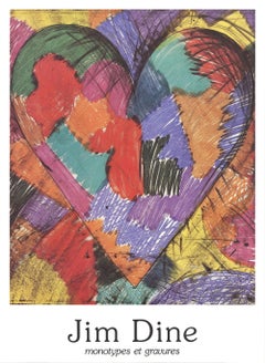 Jim Dine-Hearts Les Coeurs -Hearts Pop Art Vintage