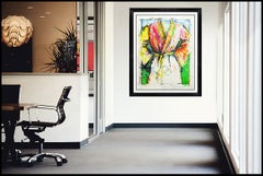 Jim Dine Large Original Color Lithograph Hand Signed Olympic Robe Bath Artwork