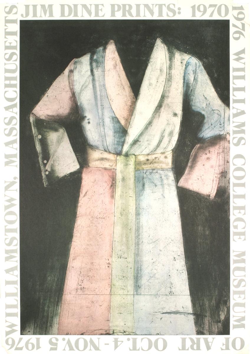 Jim Dine's connection with Williams College in Williamstown, Massachusetts, and his poster featuring a robe are intriguing aspects of his artistic career and collaborations.

In 1976, Williams College hosted an exhibition titled "Jim Dine Prints