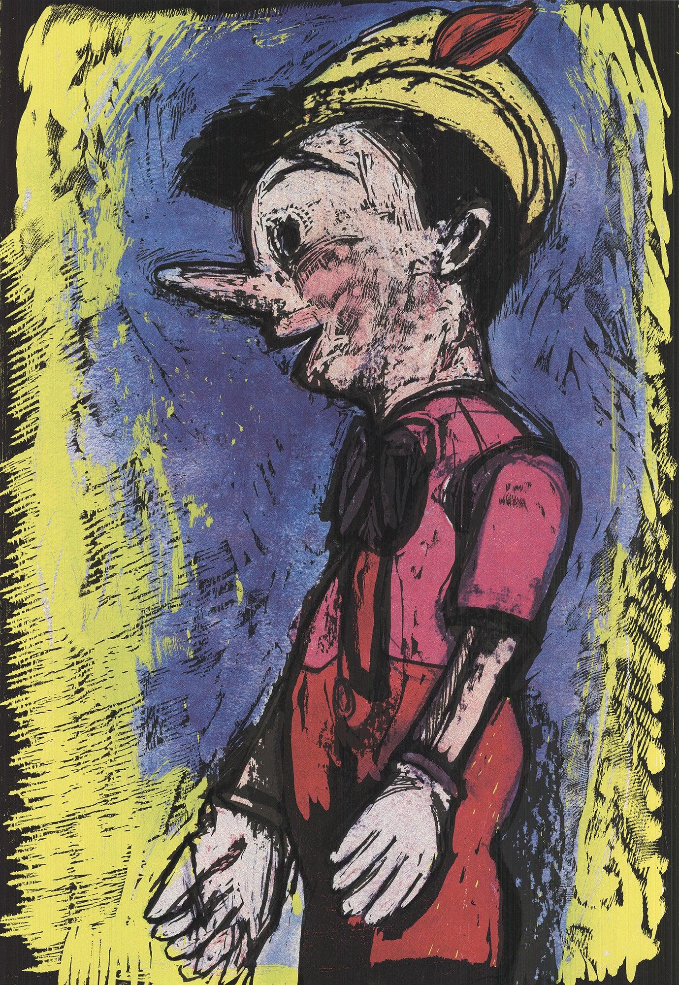 Jim Dine 'Pinocchio' SIGNED + NUMBERED For Sale 3