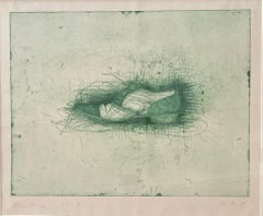 Used Jim Dine 'Shoe (Second State)' Signed, Limited Edition Etching Print