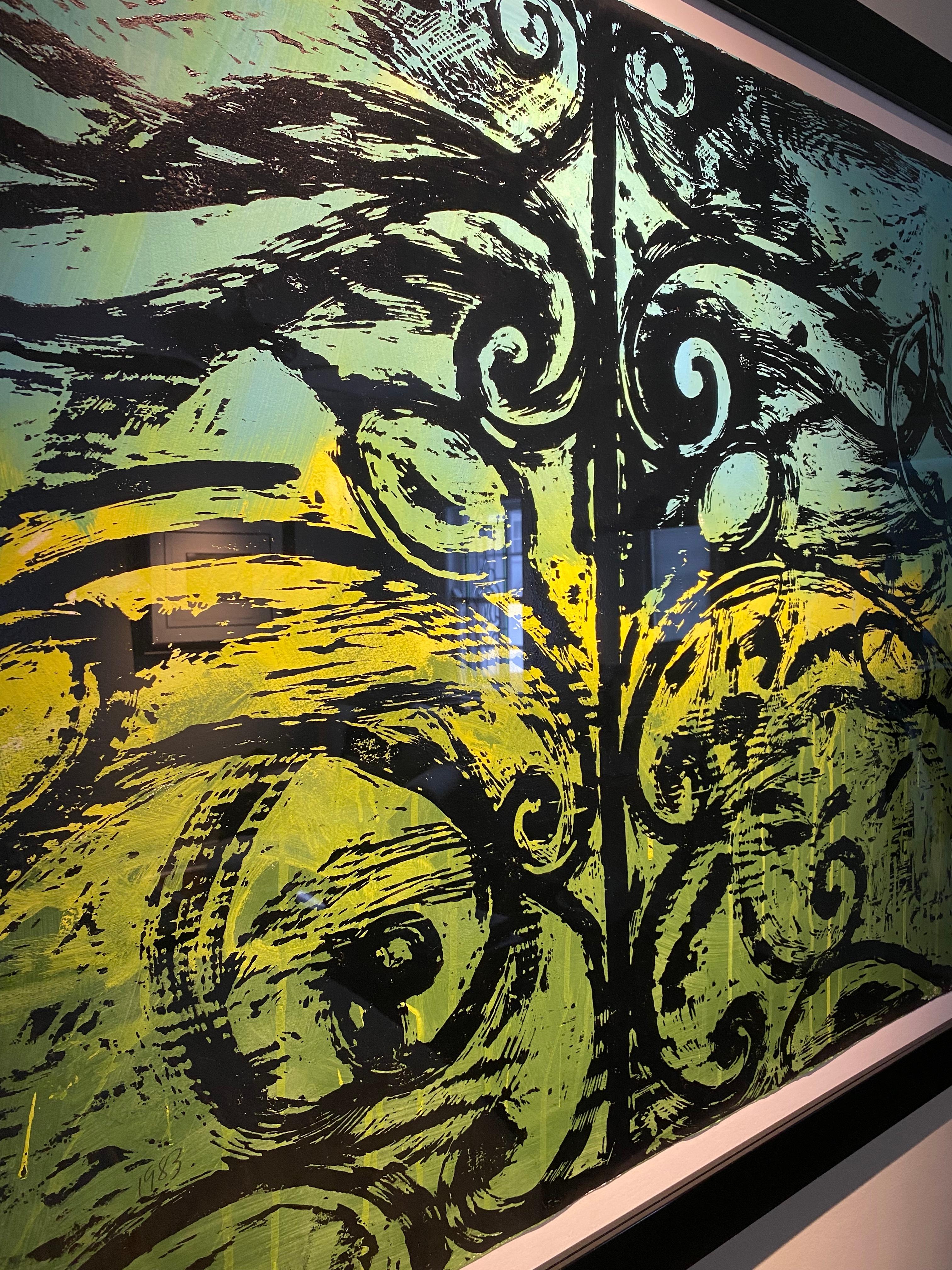 Jim Dine « The First Woodcut Gate (Le paysage) » en vente 2