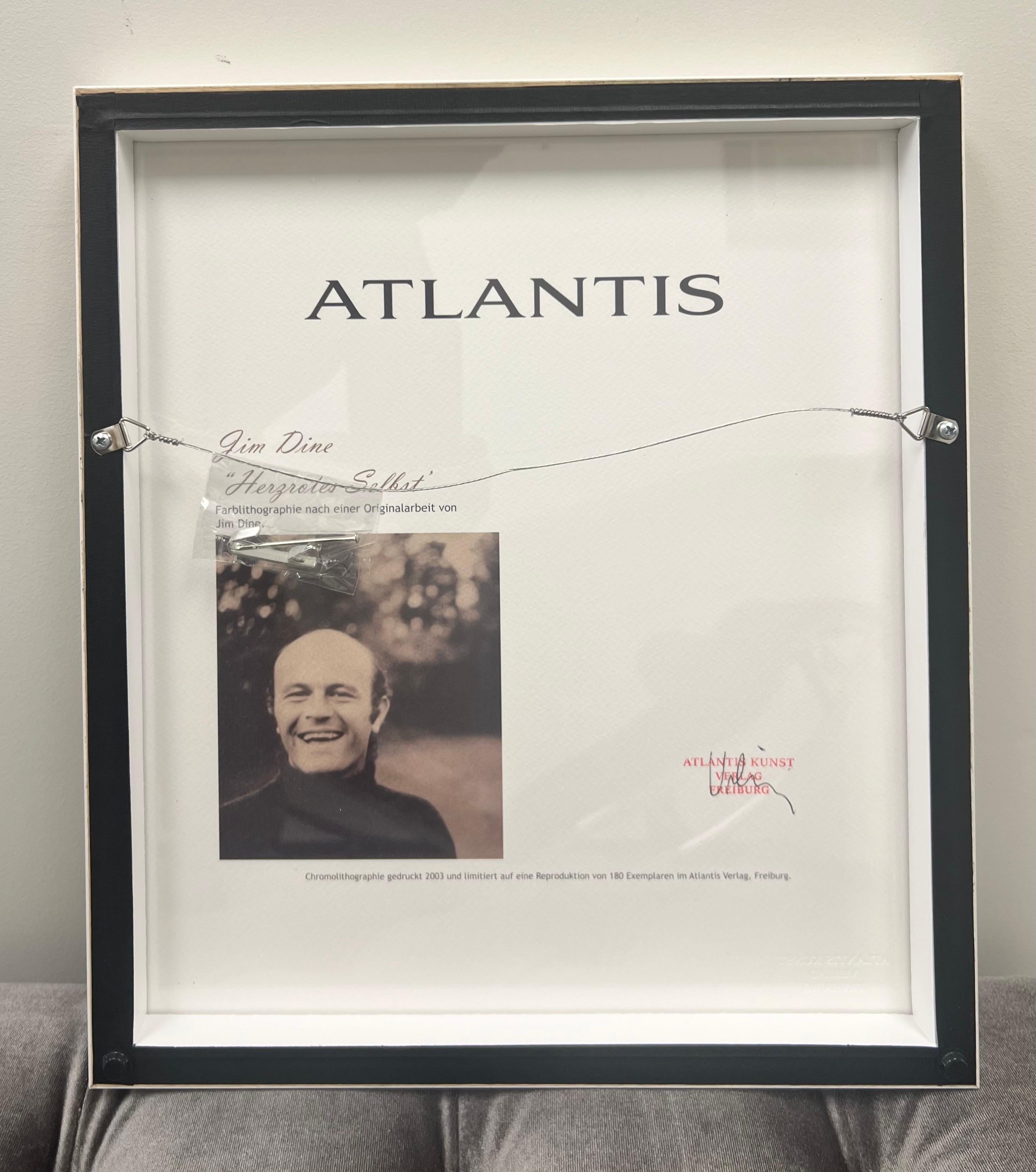 Jim Dine El corazón y el ojo Litografía de edición limitada, firmada y numerada en venta 10