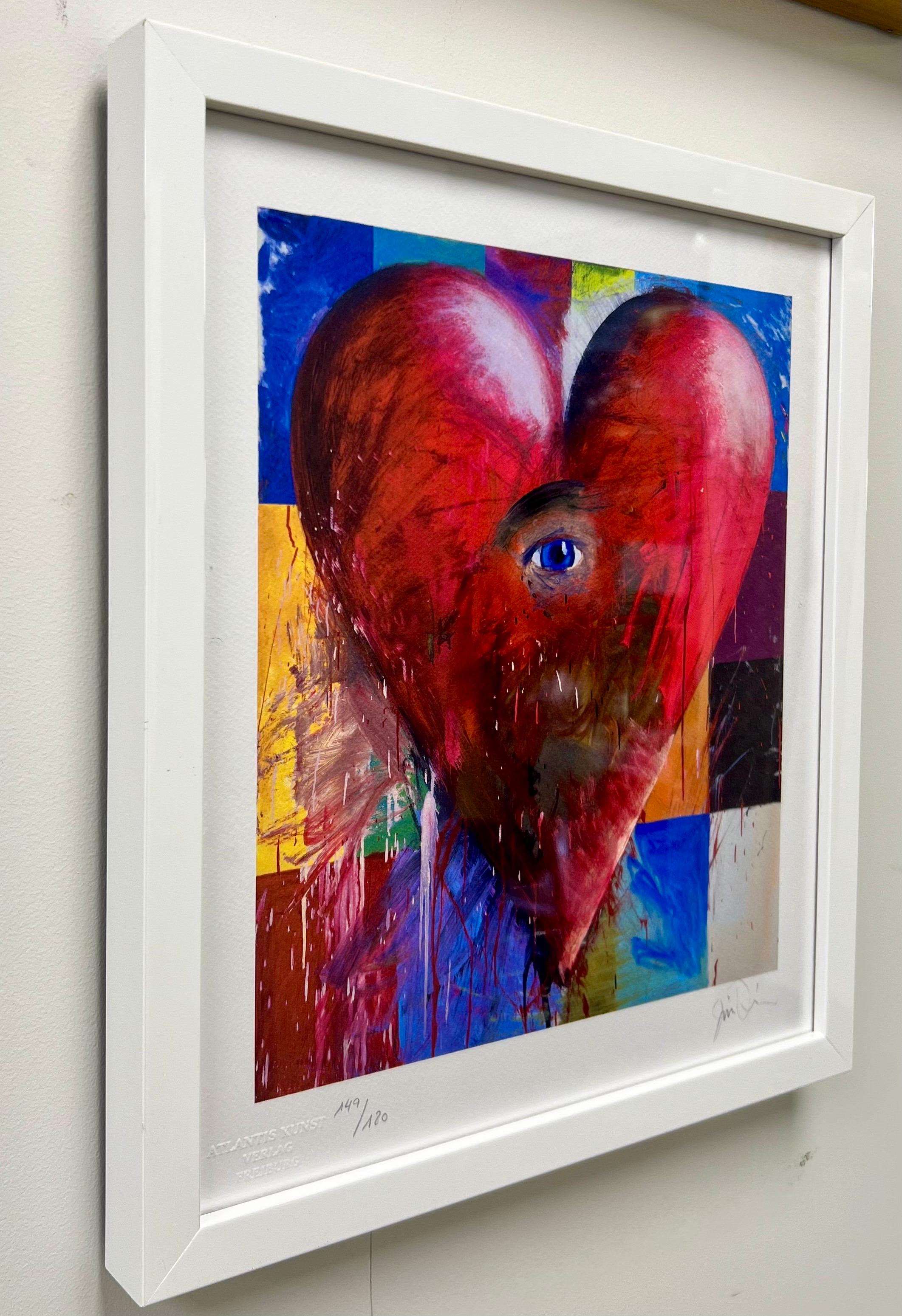 Jim Dine El corazón y el ojo Litografía de edición limitada, firmada y numerada en venta 1