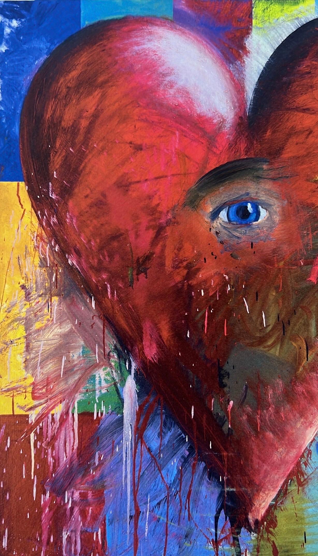 Jim Dine El corazón y el ojo Litografía de edición limitada, firmada y numerada en venta 4