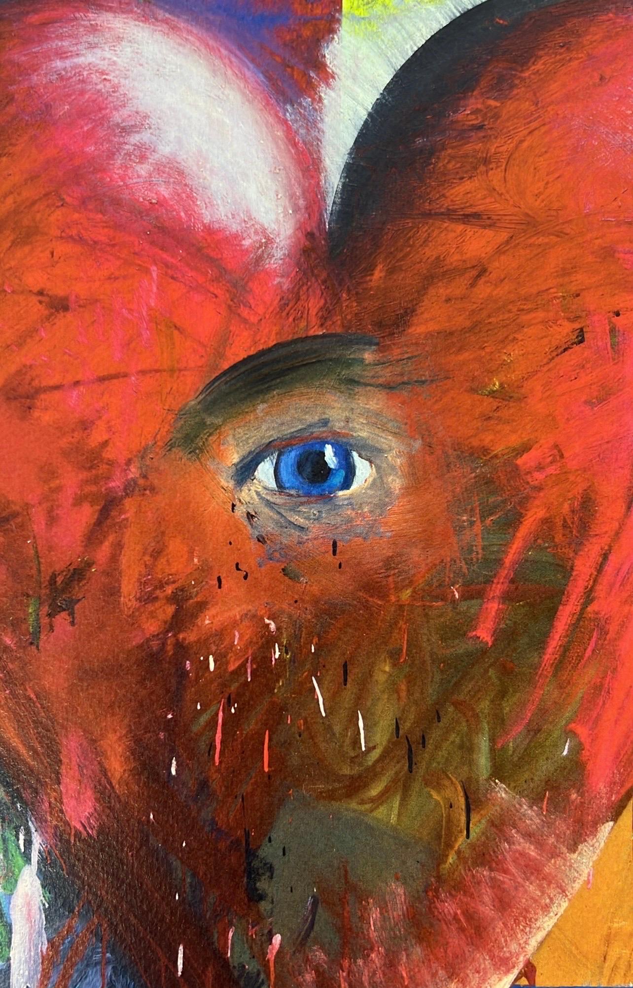 Jim Dine El corazón y el ojo Litografía de edición limitada, firmada y numerada en venta 5