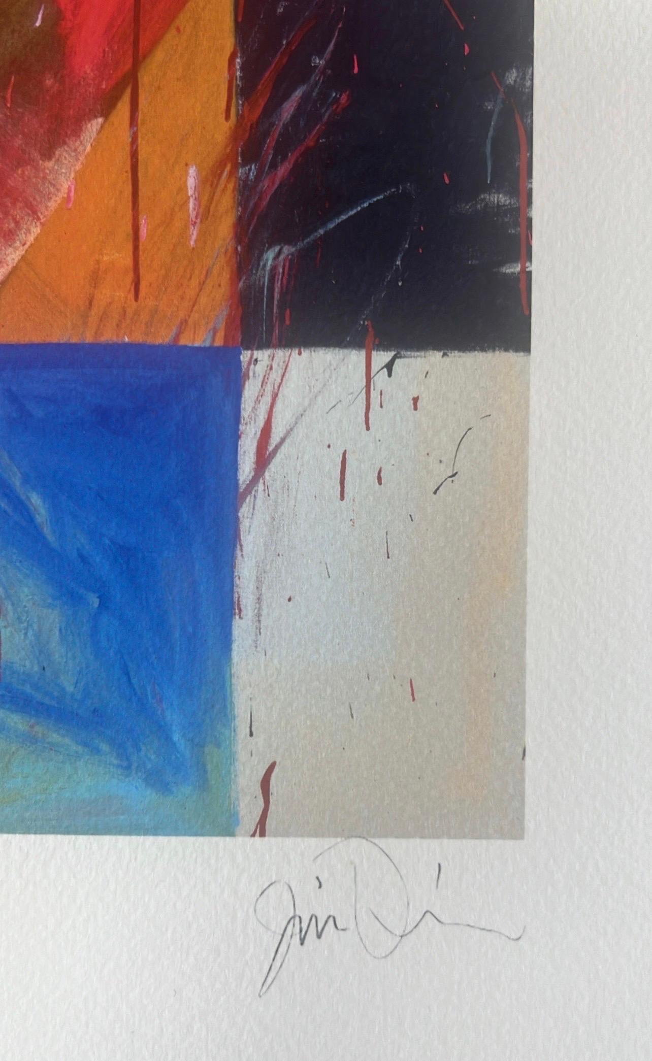 Jim Dine El corazón y el ojo Litografía de edición limitada, firmada y numerada en venta 8