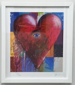 Jim Dine El corazón y el ojo Litografía de edición limitada, firmada y numerada