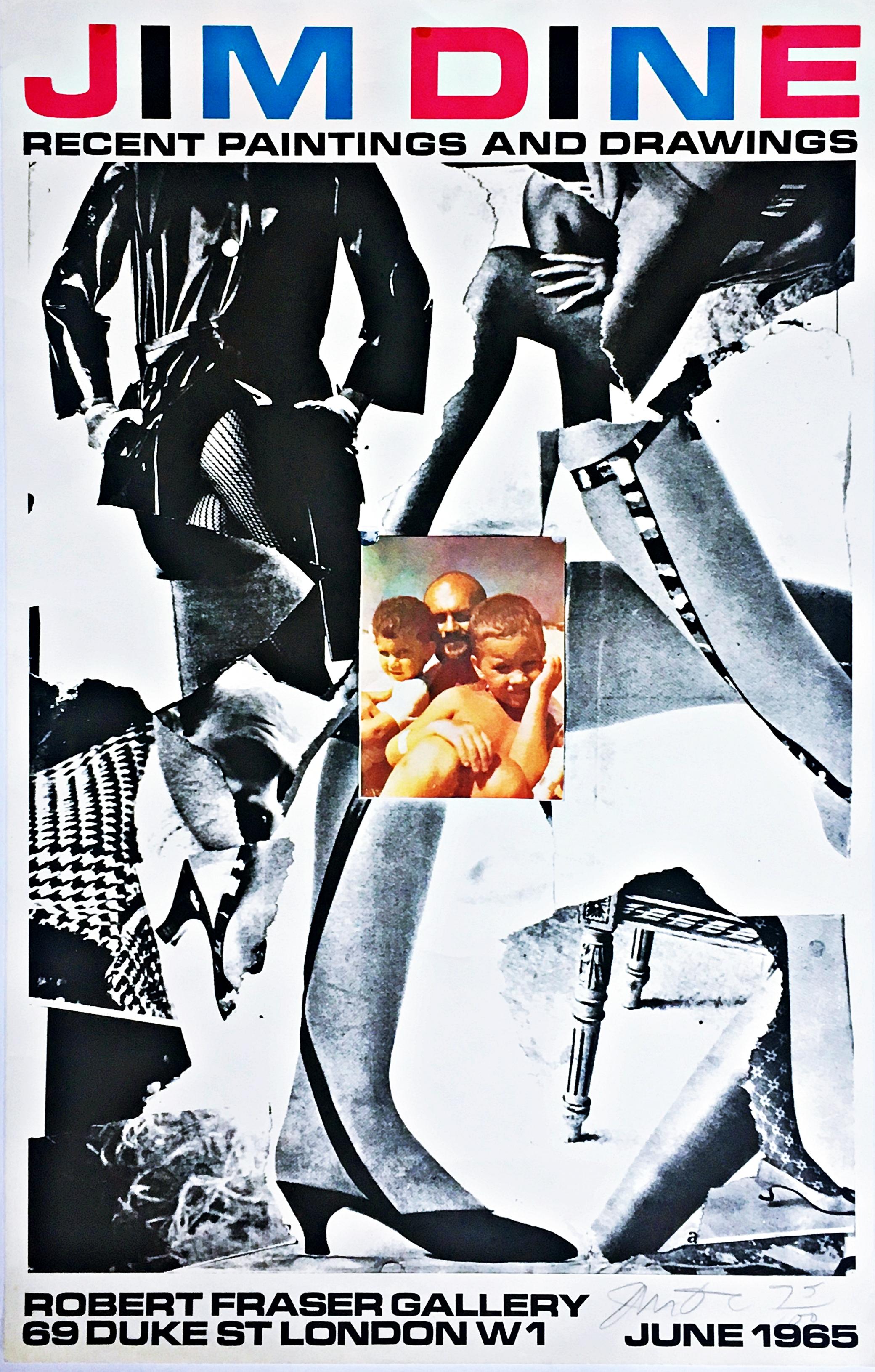 Jim Dine
The Robert Fraser Gallery Print, 1965
Silkscreen and Lithograph on wove paper (Deluxe hand signed limited edition)
Hand signed and numbered 75/100 in graphite by Jim Dine lower right front
31 3/4 × 20 1/4 inches
Unframed
This print was