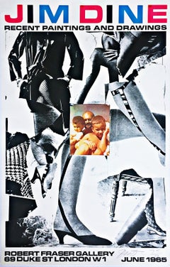 Jim Dine - Jim Dine The Robert Fraser Gallery Print famous Deluxe Signed/N British Pop art Jim Dine The Robert Fraser Gallery Print famous Deluxe Signed/N British Pop art