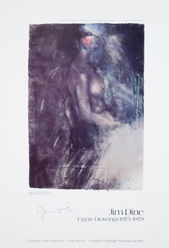 Jim Dine-The Sitter Progresses From London to Here in Three Years-22" x 15"