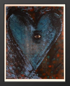 Jim Dine The Woodcut Self with Hand Coloring 1991 Édition signée de 15 exemplaires
