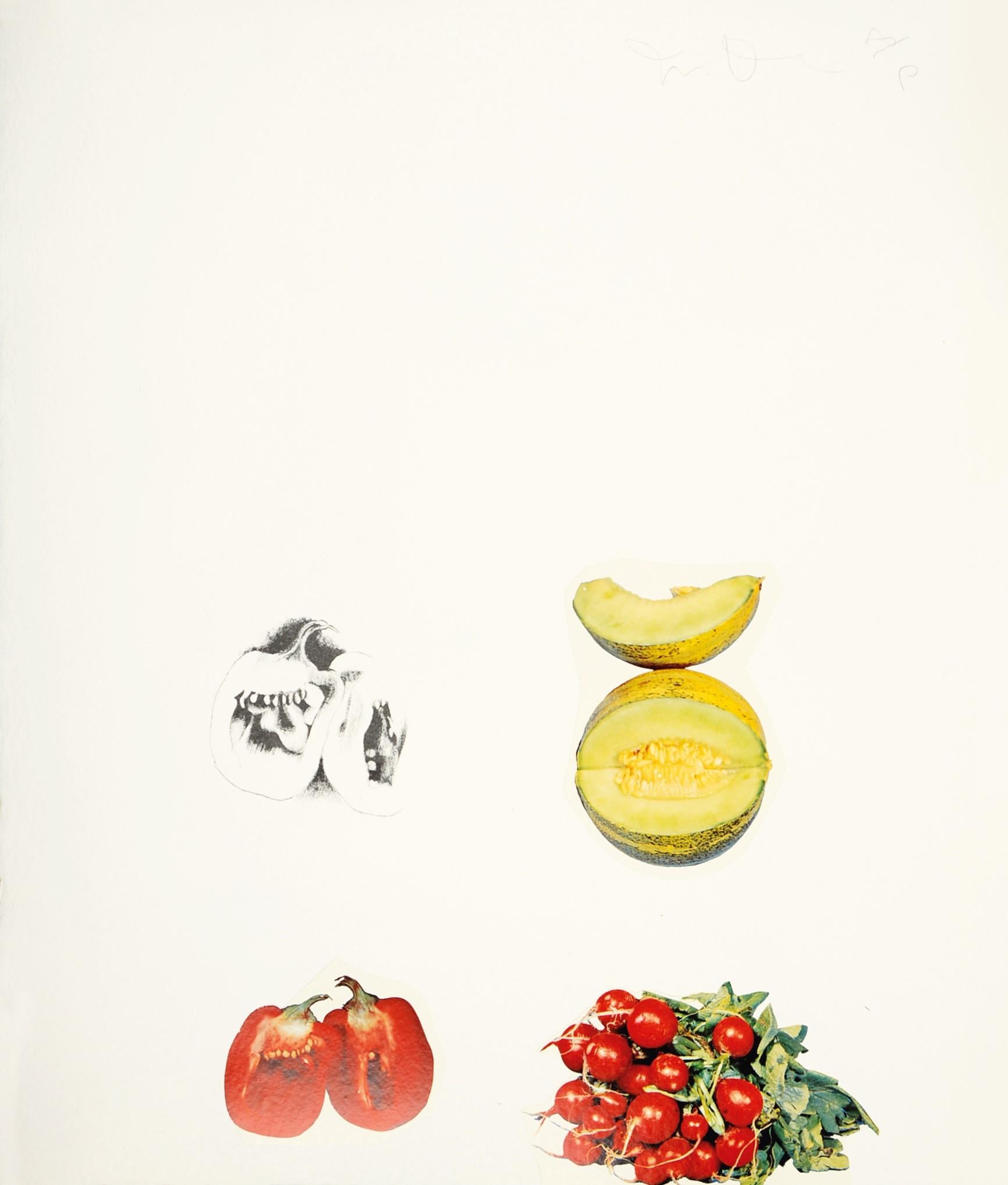 Jim Dine Still-Life Print - Untitled (Vegetables)