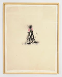 Jim Dine Watercolor Litho, Signed, Ten Winter Tools, Pliers and Adjust Wrench