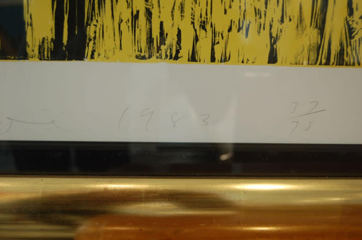 Kindergarten Robes, 1983
Signed, dated, and numbered in pencil
Woodcut
54 x 70 inches
Edition 37 of 75 
There are 10 artist's proofs, published by Pace Editions, New York. 

Catalogue Raisonne: (D.'O. & F. 146)