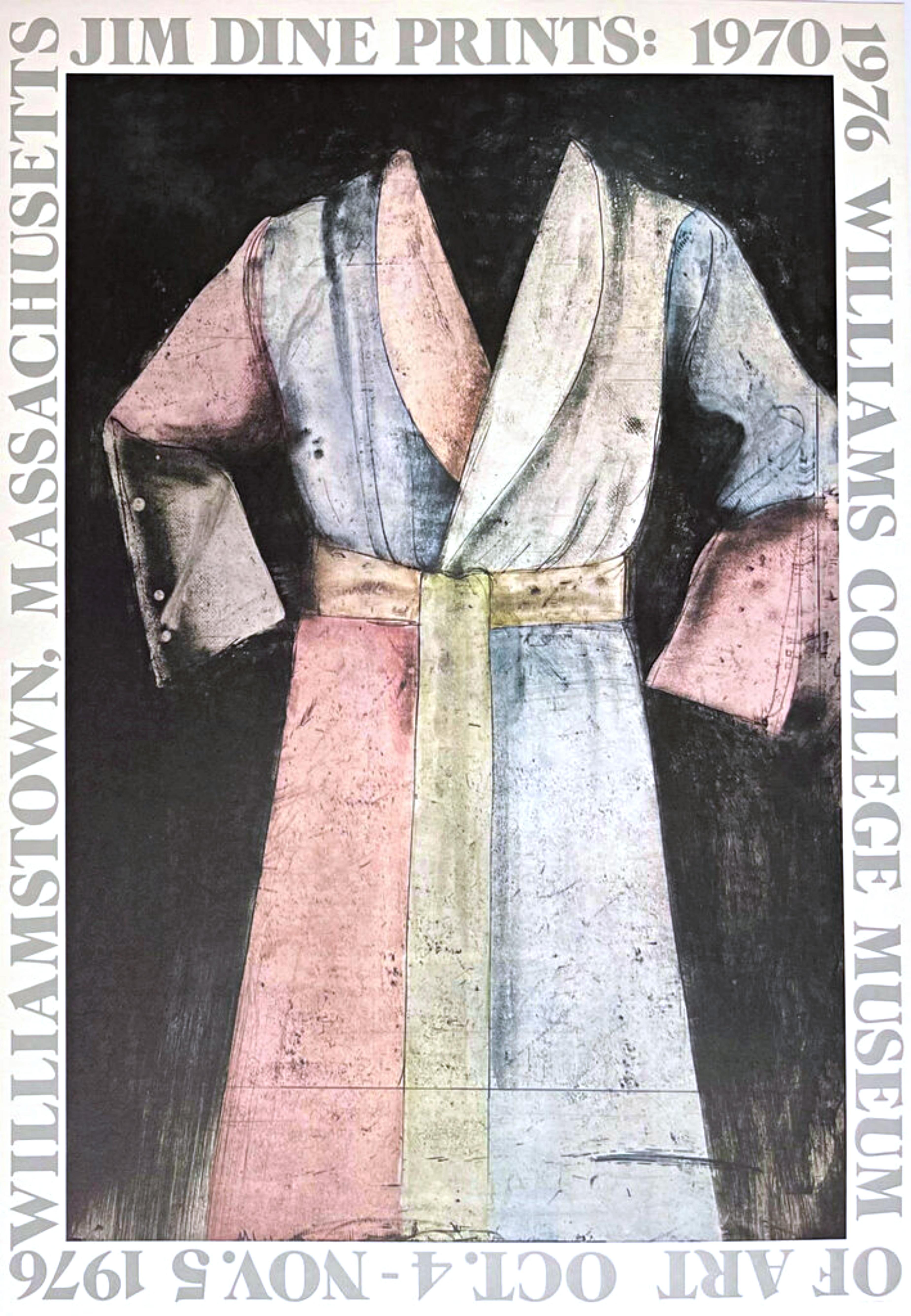 Jim Dine Abstract Print – Limitierte Auflage des Williams College Museums-Ausstellungsplakats auf lithografischem Papier 