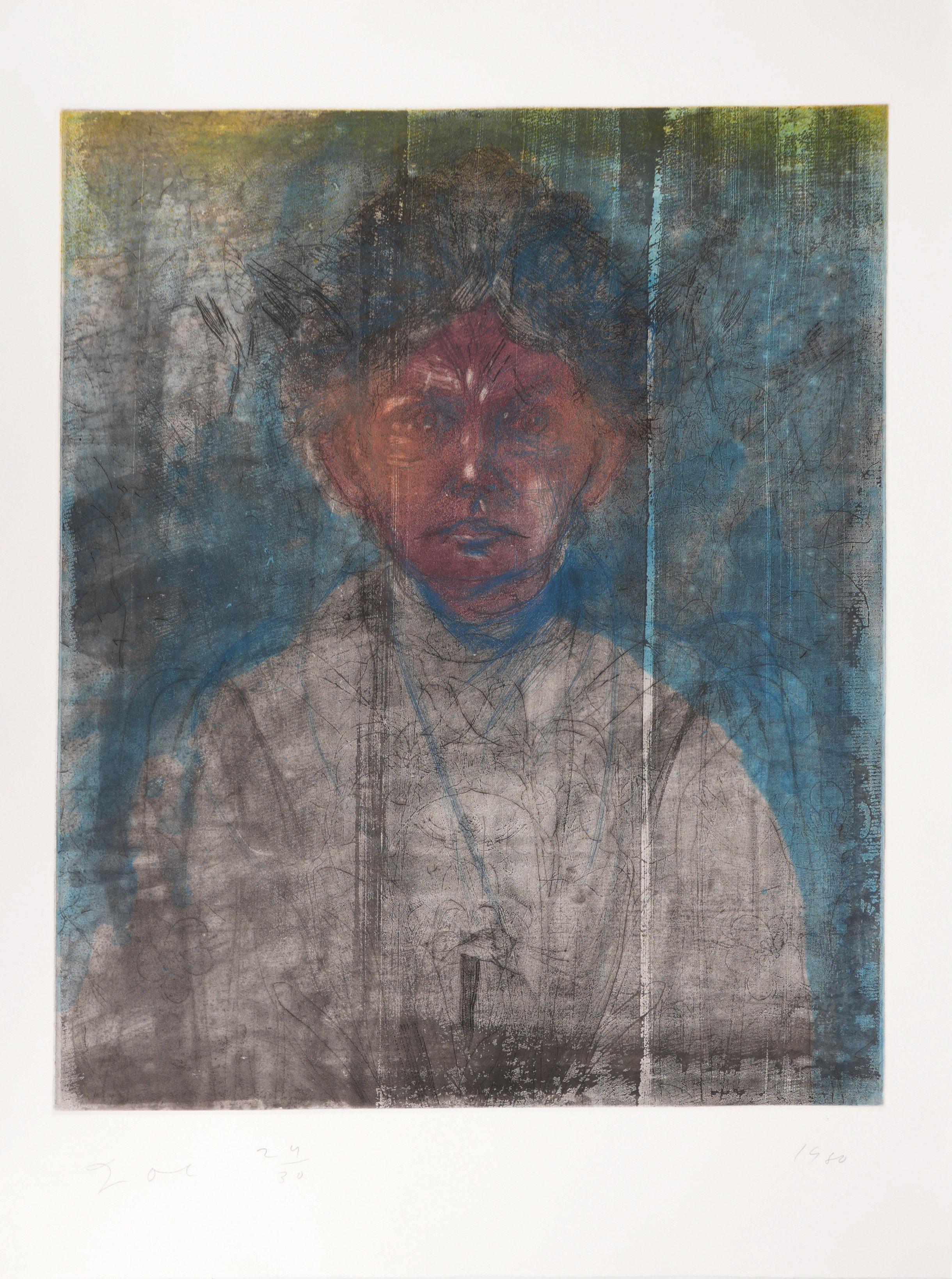 Nancy Outside in July XIII (Dissolving in Eden) - Original handsigned etching