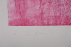 Nancy Outside in July XVII (The Reddish One) - Original handsignierte Radierung